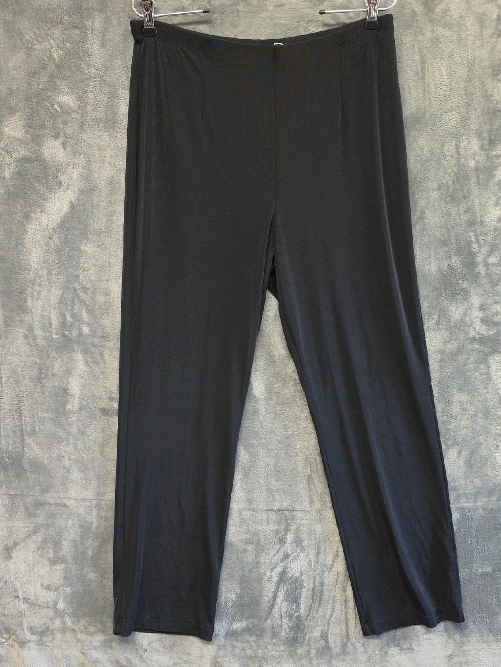 Chico's Straight-Leg Black Pull-On Pants